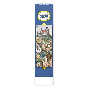 Nástěnný kalendář 2025 Kravata - Josef Lada