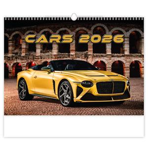 Nástěnný kalendář 2026 - Cars