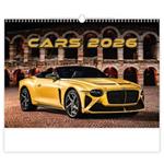 Nástěnný kalendář 2026 - Cars