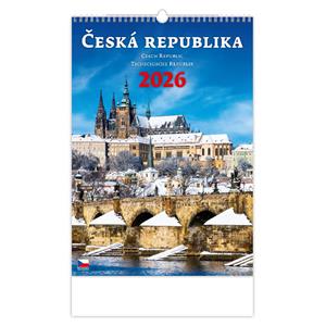 Nástěnný kalendář 2026 - Česká republika/Czech Republic/Tschechische Republik