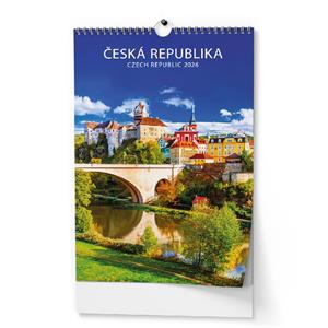Nástěnný kalendář 2026 Česká republika