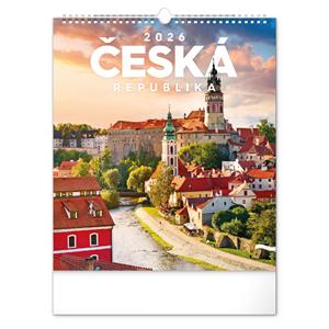 Nástěnný kalendář 2026 Česká republika