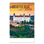 Nástěnný kalendář 2026 český Bratislava
