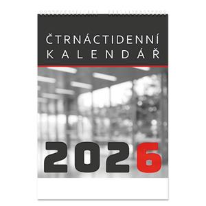 Nástěnný kalendář 2026 český Čtrnáctidenní