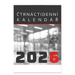 Nástěnný kalendář 2026 český Čtrnáctidenní