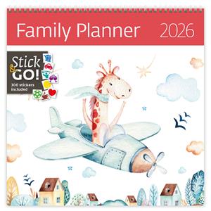 Nástěnný kalendář 2026 - Family Planner