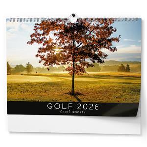 Nástěnný kalendář 2026 Golf