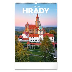 Nástěnný kalendář 2026 Hrady a zámky