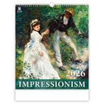 Nástěnný kalendář 2026 - Impressionism