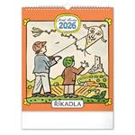 Nástěnný kalendář 2026 Josef Lada - Říkadla