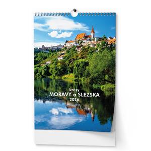 Nástěnný kalendář 2026 Krásy Moravy a Slezska