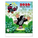 Nástěnný kalendář 2026 Krteček