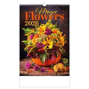 Nástěnný kalendář 2026 - Magic Flowers
