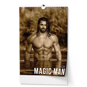 Nástěnný kalendář 2026 Magic Man