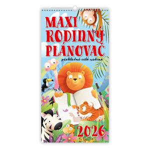 Nástěnný kalendář 2026 - MAXI rodinný plánovač