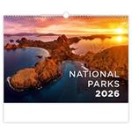 Nástěnný kalendář 2026 - National Parks
