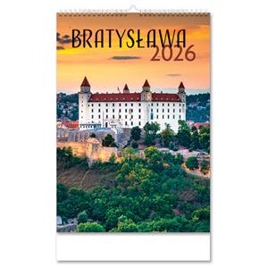 Nástěnný kalendář 2026 polský Bratislava