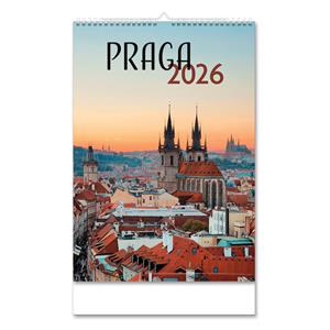 Nástěnný kalendář 2026 polský Praha