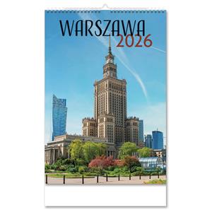 Nástěnný kalendář 2026 polský Varšava