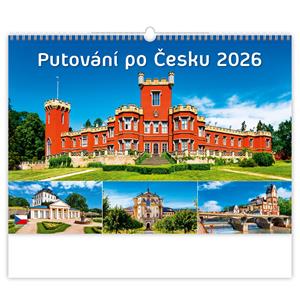 Nástěnný kalendář 2026 - Putování po Česku