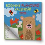 Nástěnný kalendář 2026 Rodinný plánovací kalendář