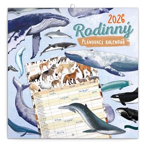Nástěnný kalendář 2026 Rodinný plánovací