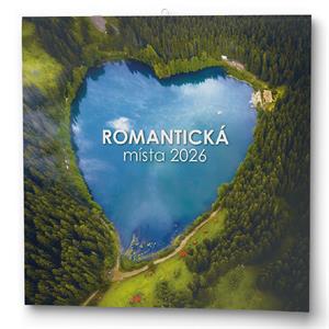 Nástěnný kalendář 2026 Romantická místa