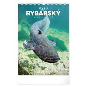 Nástěnný kalendář 2026 Rybářský