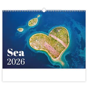 Nástěnný kalendář 2026 - Sea