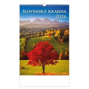 Nástěnný kalendář 2026 - Slovenská krajina