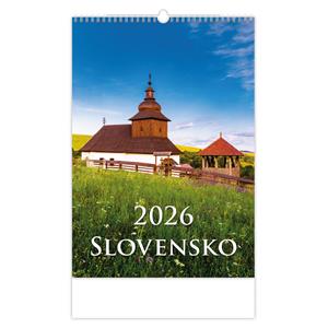 Nástěnný kalendář 2026 - Slovensko