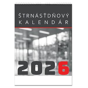 Nástěnný kalendář 2026 slovenský Čtrnáctidenní