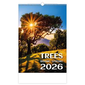 Nástěnný kalendář 2026 - Trees/Bäume/Stromy