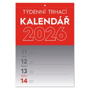 Nástěnný kalendář 2026 Trhací týdenní A5