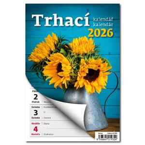 Nástěnný kalendář 2026 - Týdenní trhací kalendář A5