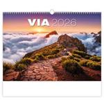 Nástěnný kalendář 2026 - Via