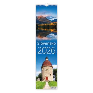 Nástěnný kalendář 2026 viazanka - Slovensko
