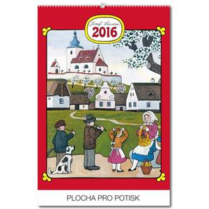 Nástěnný kalendář Josef Lada, Měsíce 2016