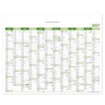 Nástěnný kalendář Plánovací mapa 2027 CZ - 100 x 80 cm - zelená