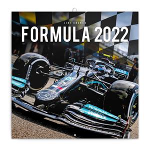 Nástěnný poznámkový kalendář 2022 Formule - Jiří Křenek