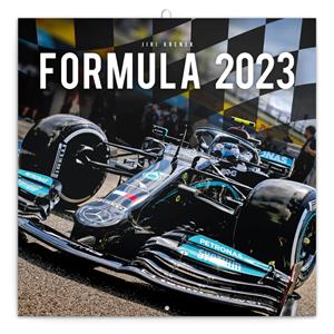 Nástěnný poznámkový kalendář 2023 Formule - Jiří Křenek