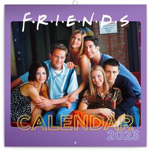 Nástěnný poznámkový kalendář 2023 Friends