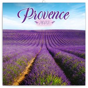 Nástěnný poznámkový kalendář 2023 Provence - voňavý