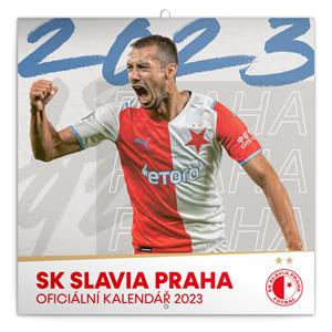 Nástěnný poznámkový kalendář 2023 SK Slavia Praha