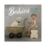 Nástěnný poznámkový kalendář 2024 Babies - Věra Zlevorová