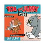 Nástěnný poznámkový kalendář 2024 Tom a Jerry