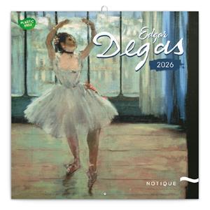 Nástěnný poznámkový kalendář 2026 Edgar Degas