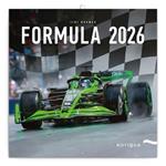 Nástěnný poznámkový kalendář 2026 Formule - Jiří Křenek
