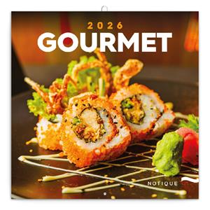 Nástěnný poznámkový kalendář 2026 Gourmet
