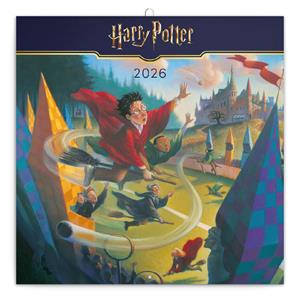 Nástěnný poznámkový kalendář 2026 Harry Potter